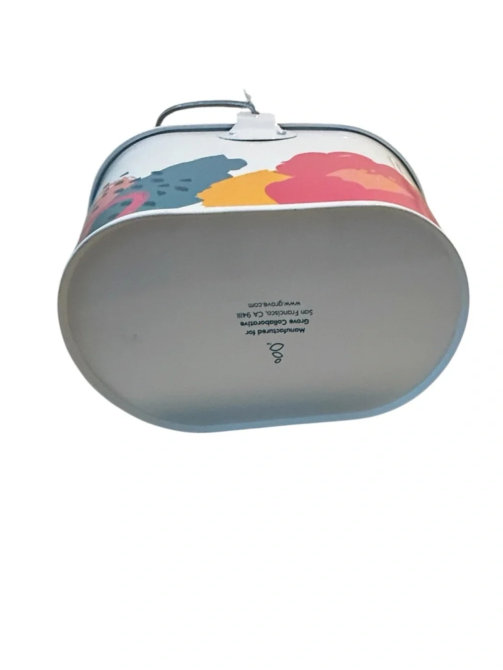 New Grove Collaborative Gray Metal Cleaning Caddy